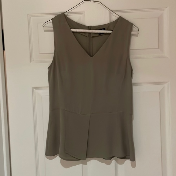 Theory Silk Peplum Blouse - Picture 1 of 4